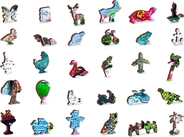 Unique shaped pieces