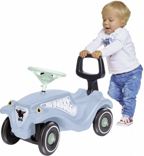 Backrest and handle for first steps