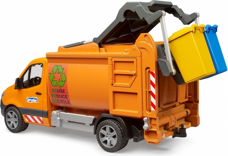 Realistiškas mechanizmas konteineriams ištuštinti