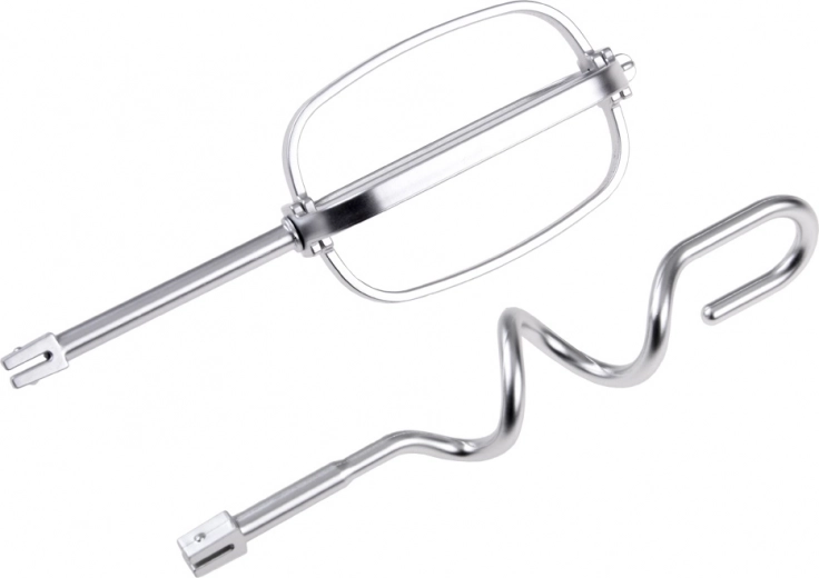 Du keičiamieji antgaliai ir dubuo rinkinyje