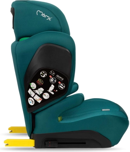 Saugus tvirtinimas ISOFIX su vaizdiniu indikatoriumi