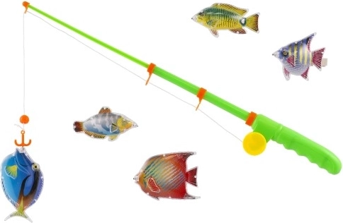 Ryškiaspalvės žuvytės, skatinančios žaisti