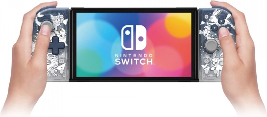 Patogus žaidimas nešiojamuoju režimu vietoje Joy-Con valdiklių