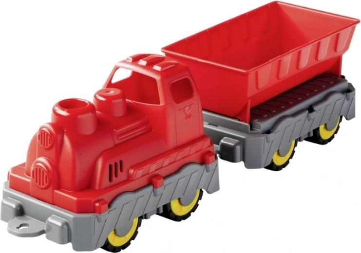 Tipping wagon for sand and blocks