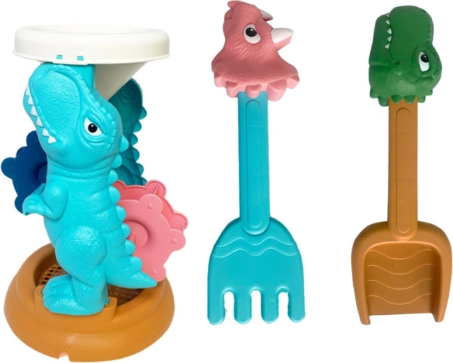 Dinozaurų smėlio malūnėlis 2in1