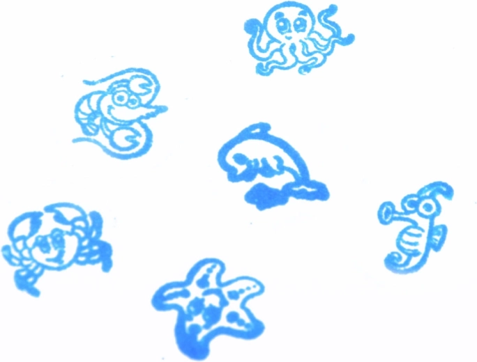 6 cute sea-themed designs