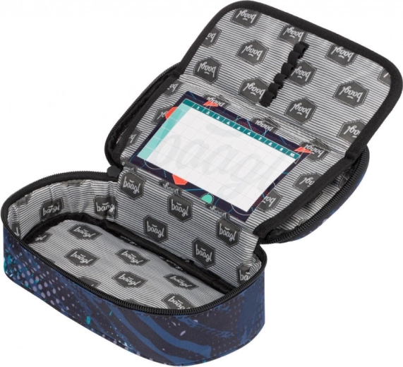 Rinkinys Skate Struktury dizaino: penalas ir maišelis su praktiškomis detalėmis