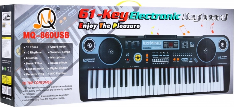USB and MP3 connectivity + microphone included