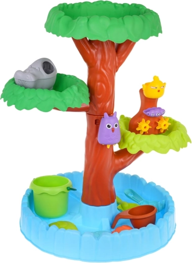 Vandens kaskada su 4 lygiais