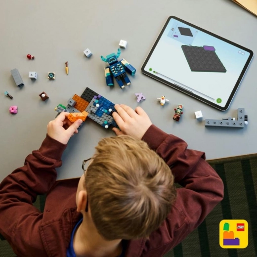 Interaktyvus konstravimas su LEGO Builder programėle