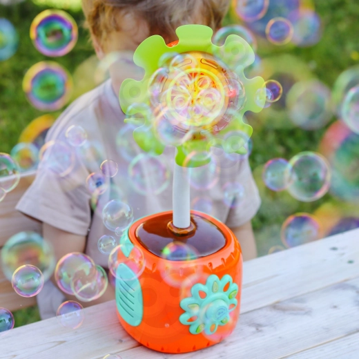 Automatinis burbulų šou vienu paspaudimu