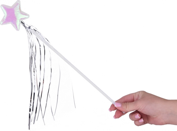 Aureolė ir žvaigždės formos lazdelė magiškam efektui