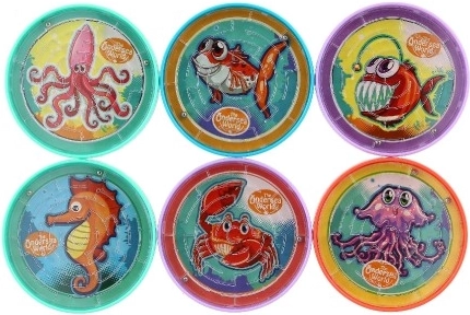 Linksmos Jūros pasaulio iliustracijos