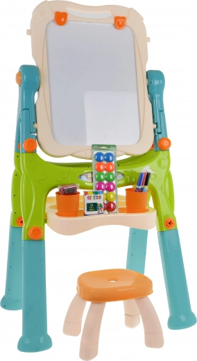 Praktiška lentynėlė ir taburetė rinkinyje