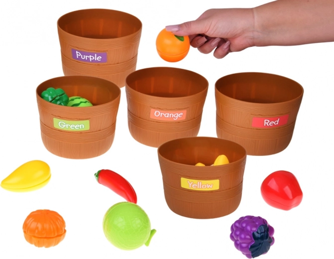 Spalvų mokymasis ir rūšiavimas per žaidimą