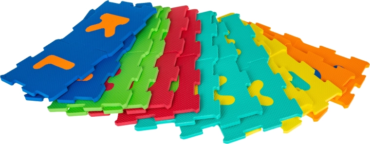 Kintamas kilimėlio ir 3D formų sudėjimas