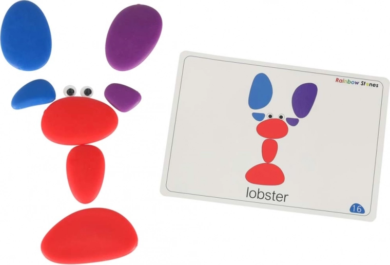 Kūrybinė mozaika ir paveikslėliai pagal korteles