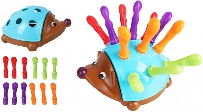 Lengvas visų dalių sudėjimas į ežiuko pilvuką