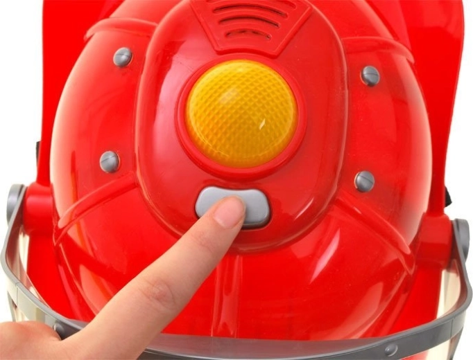 Helmet with light and sound