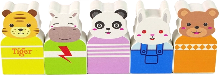 Sunumeruotos gondolos ir gyvūnų figūrėlės