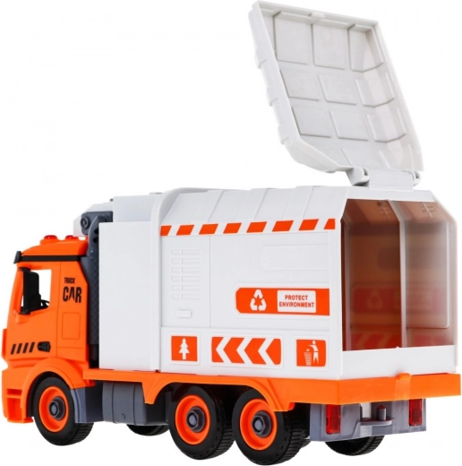 Išardoma konstrukcija ir mechaninė svirtis