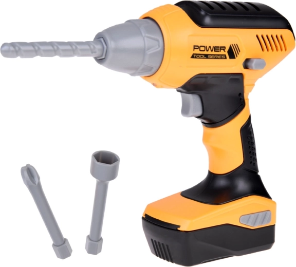 Realistinis akumuliatorinis suktuvas su šviesa ir garsu