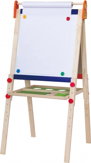 Popieriaus ritinėlis ir magnetai piešimui ant popieriaus