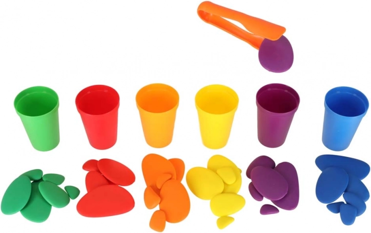 Skaičiavimo ir spalvų rūšiavimo mokymasis