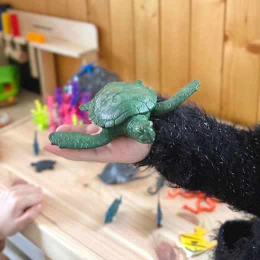 Realistiškos jūrų gyvūnų figūrėlės