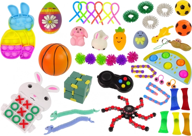 Velykiniai Pop It ir squishy sensoriniam žaidimui