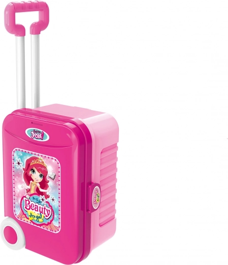 Lagaminėlis su ratukais ir teleskopine rankena