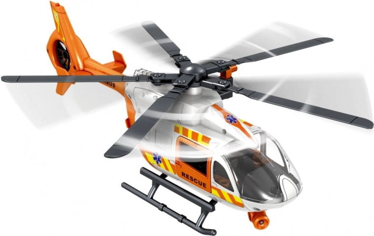 Besisukantys rotoriai ir detali kabina