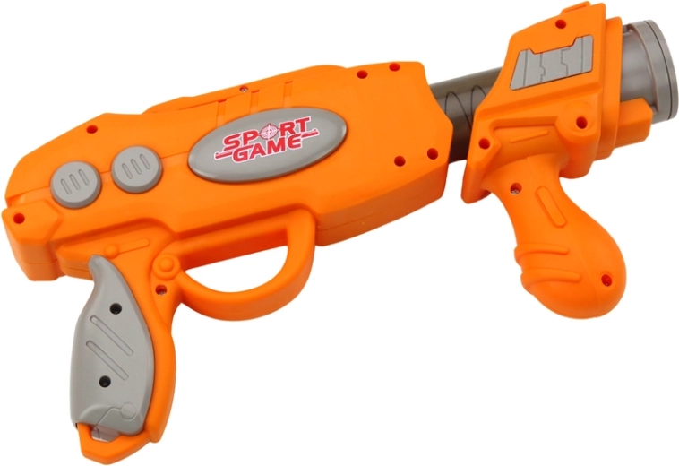 Saugus pistoletas su minkštais kamuoliukais