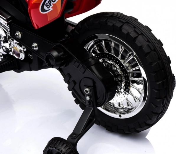 Stable starts thanks to training wheels
