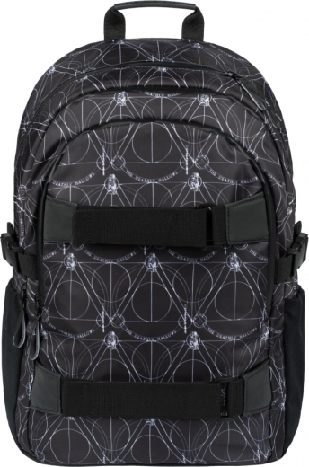 Stilinga kuprinė su diržais riedlentei