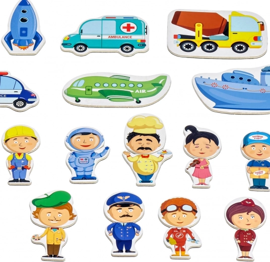 Explore professions and vehicles