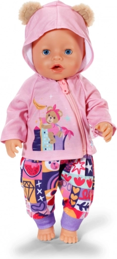 Rožinis džemperis su gobtuvu ir ausytėmis