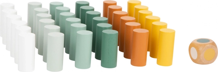 Spalvotas kauliukas nustato žaidimo tempą