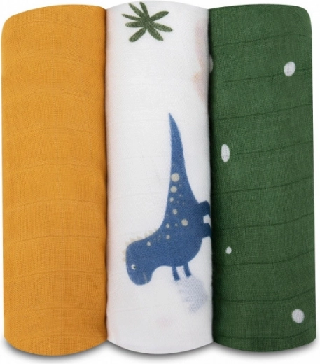 Praktiškas 3 vnt. rinkinys su žaismingais raštais