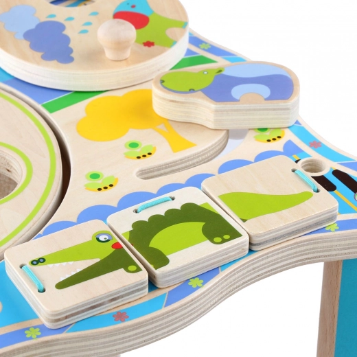 Formų rūšiuoklė ir kaladėlė-kalimo žaidimui