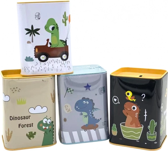 Žaismingas dizainas su dinozauru