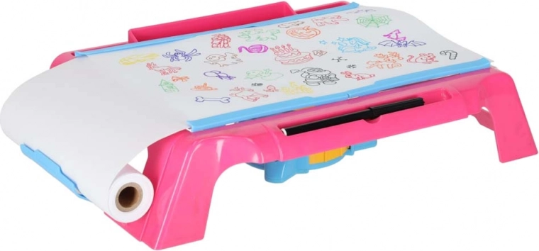 Nepertraukiamas piešimas su popieriaus ritiniu