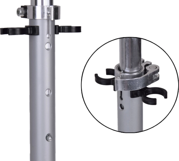 Reguliuojamas vairas su patogiomis rankenomis