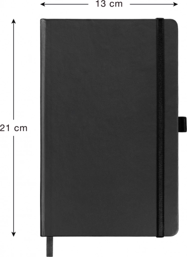 Praktiškas A5 formatas ir rašiklio kilpelė