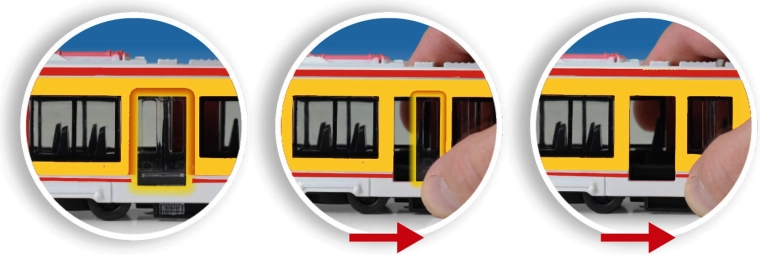 Atsidarančios durys su svirtimi