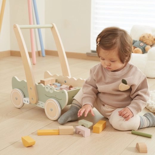 Pagalba vaikščiojant ir žaidžiant