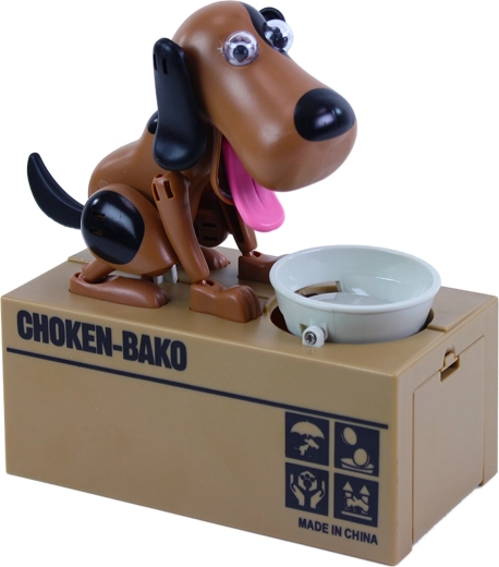 Fun saving with the hungry dog