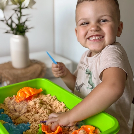 Minkštas smėlis, kuris neišdžiūsta