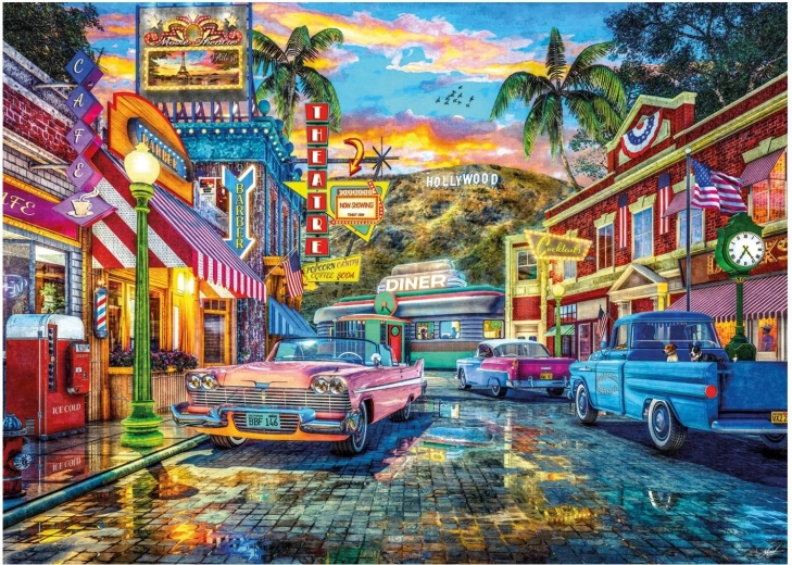 Charming retro HOLLYWOOD motif