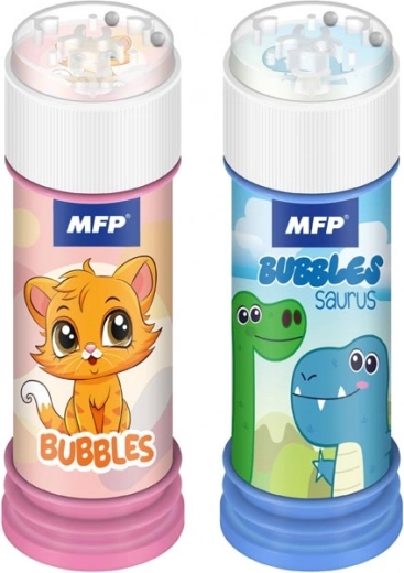 Double the fun: bubbles + maze in the lid